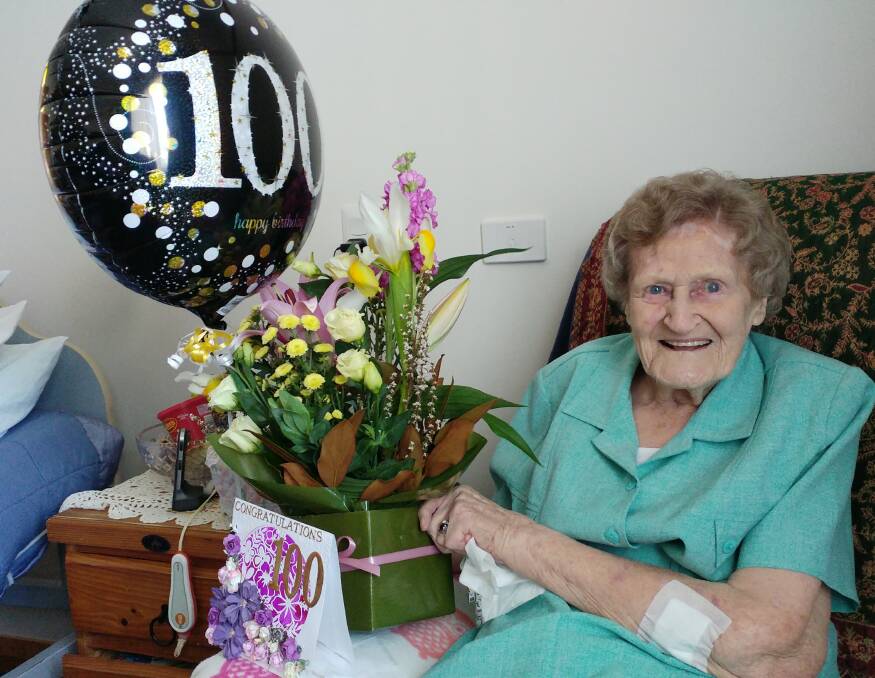 MAJOR MILESTONE: Glen Innes resident Heather Freak celebrated her 100th birthday on Thursday. Photo: supplied