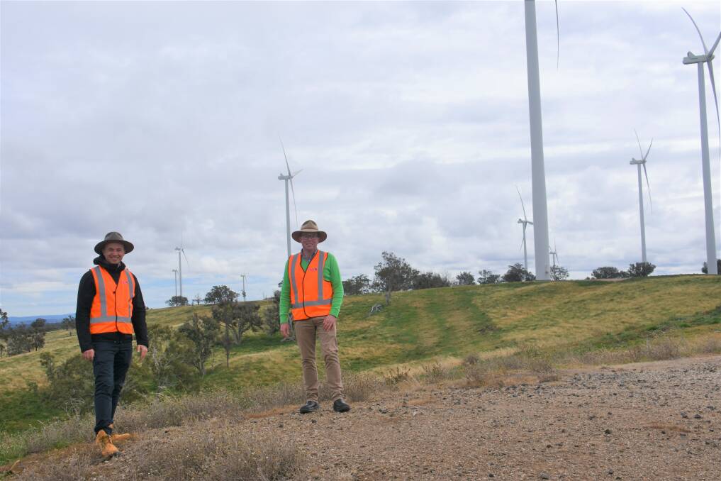 Minister for Energy and Environment Matt Kean and Northern Tablelands MP Adam Marshall.