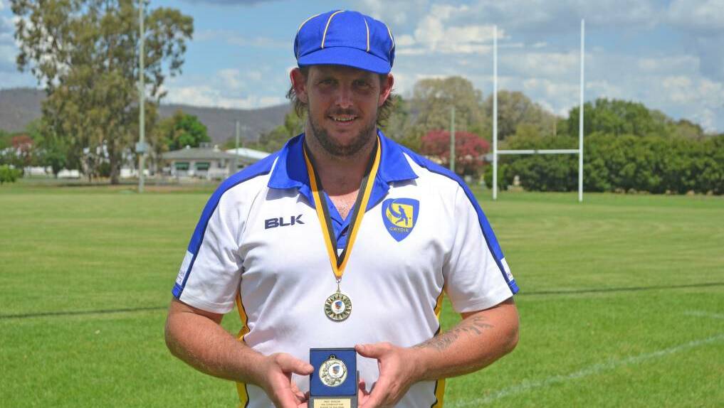 Back to his best: The man of the match honours were the icing on the cake for Brendon Reynolds after helping Gwydir win their first Connolly Cup. 