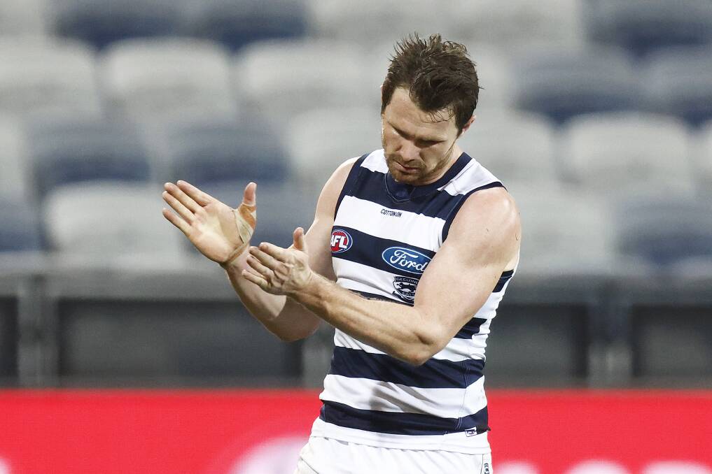 Patrick Dangerfield and the Cats should be too strong for Port Adelaide on Friday night. Photo: Daniel Pockett/Getty Images