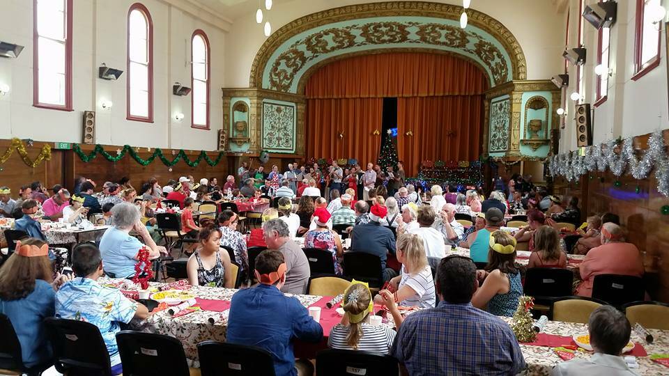 Last year's community Christmas Day luncheon. Photo: Rob Scheer