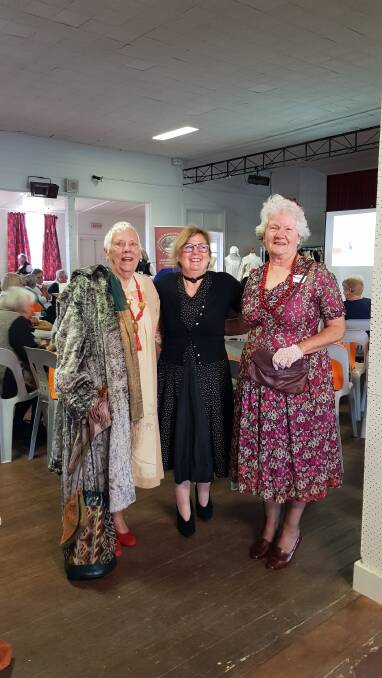 Margaret Mitchell (right) and friends at the Deepwater event in April. Photo supplied.