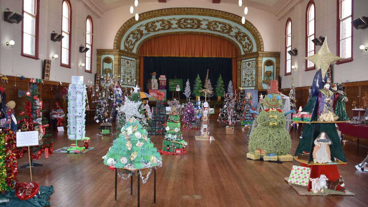 See some of the Red Cross's Christmas trees