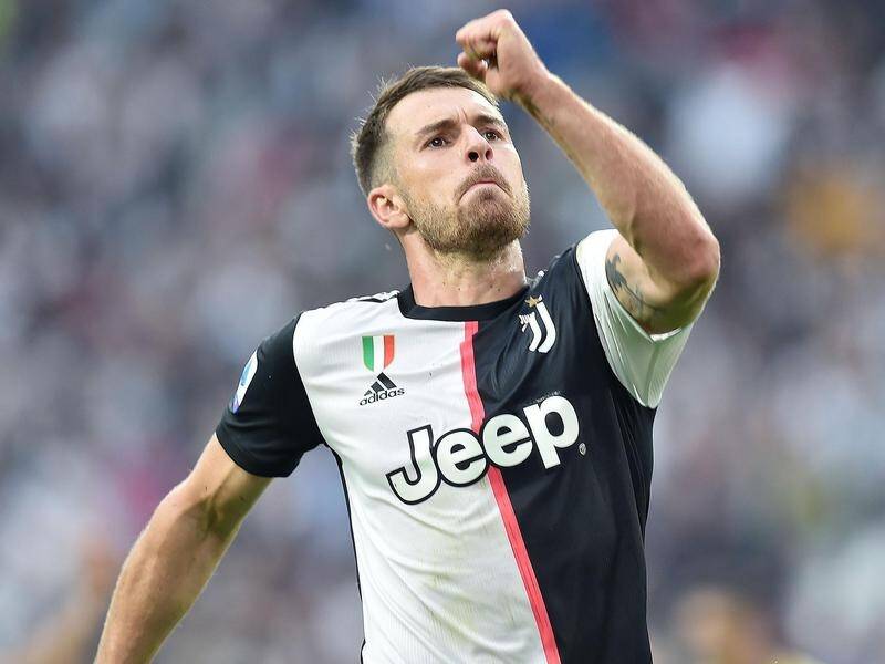 Juventus new boy Aaron Ramsey has scored on debut for the Italian Serie A champions.