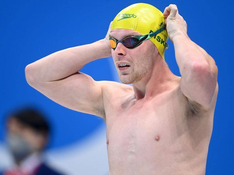 Grieving swimmer Tim Disken has helped Australia win relay silver at the Paralympics in Tokyo.