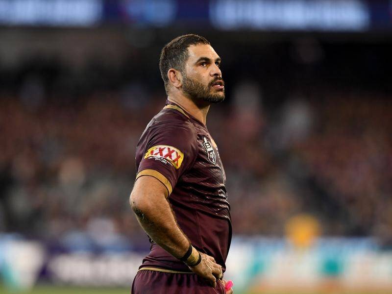 New Maroons captain Greg Inglis had one of his finest games for Queensland but it wasn't enough.