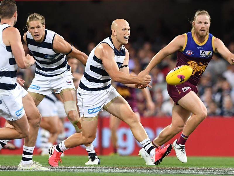 Gary Ablett helped lift Geelong into the grand final with victory over higher-ranked Brisbane.