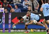 Emoni Narawa was among the scorers as the Chiefs came from behind to beat the Waratahs. (Dean Lewins/AAP PHOTOS)