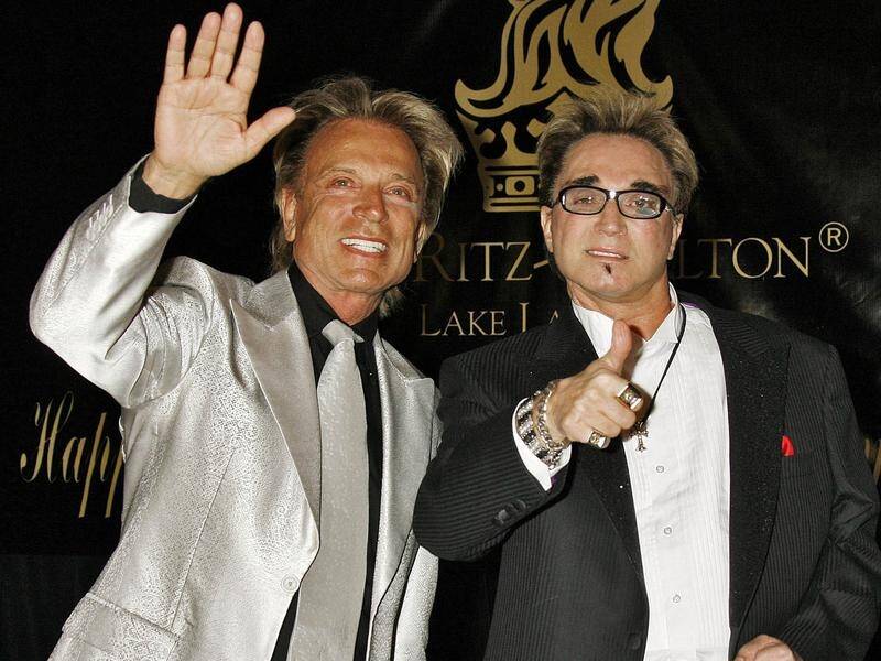 Siegfried Fischbacher (left) of duo Siegfried and Roy has died at the age of 81.