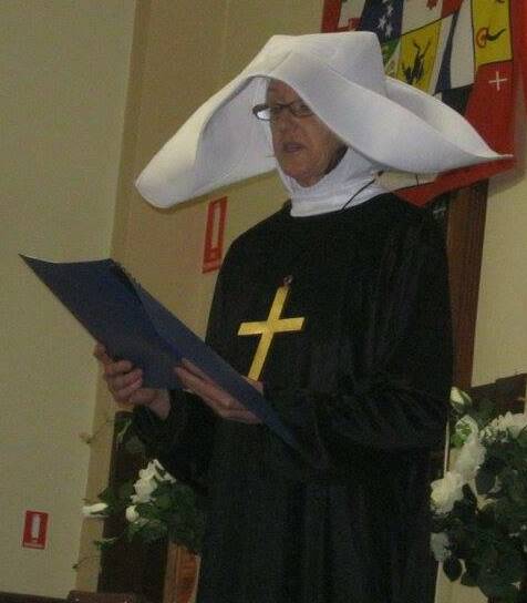 A Tyrolean nun (or Judi Toms).