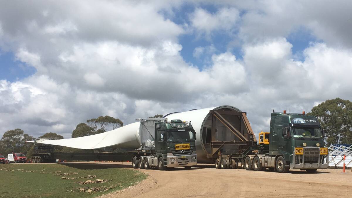 Heavy Lifting at Sapphire Wind Farm