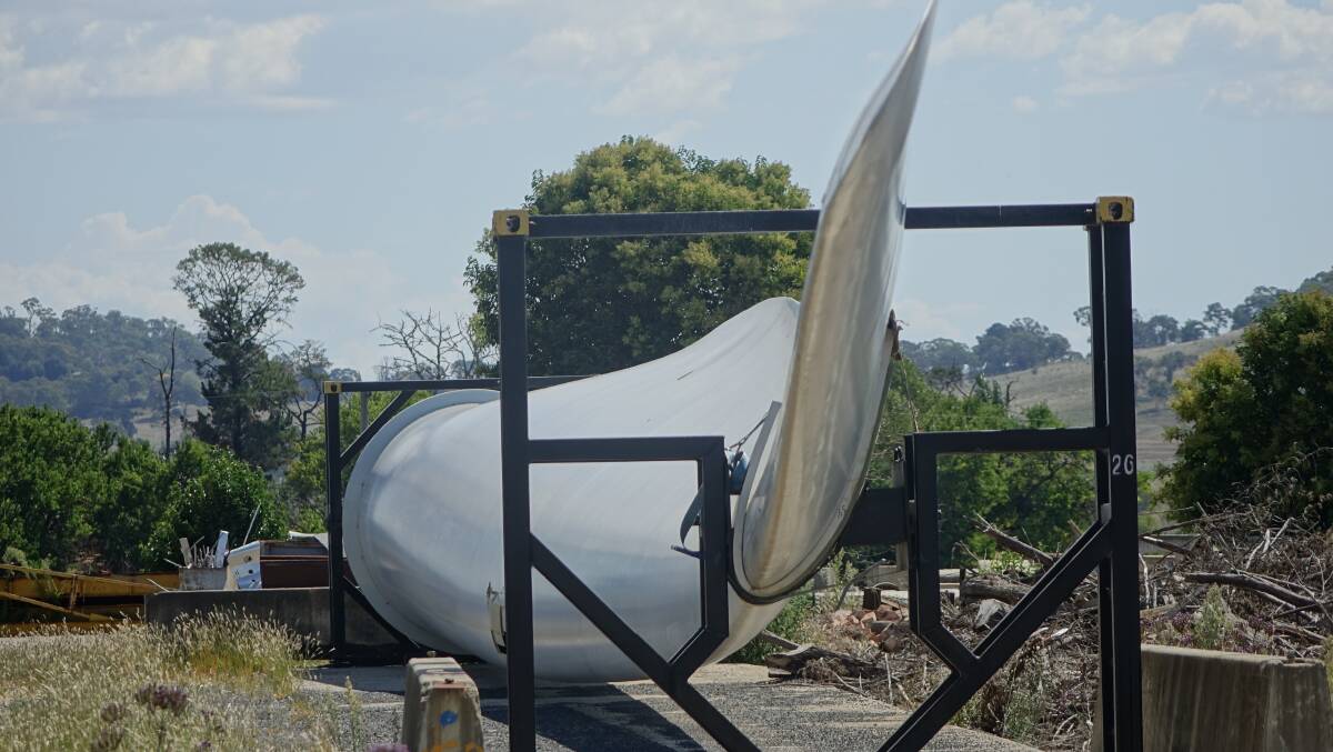 The blade inits current location in a yard on the outskirets of Glen Innes.