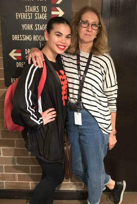 Jennifer with Susan Rix, Student Dance Performance Officer at the NSW Arts Unit.