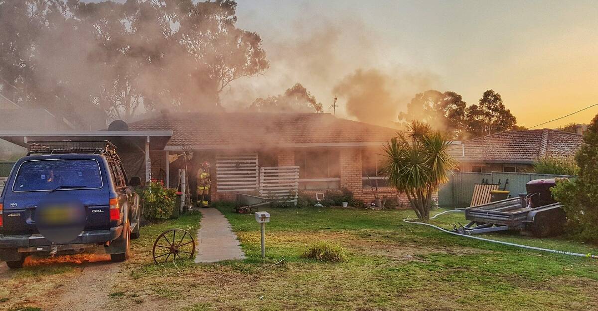 One of the emergencies the brigade brought under control. Picture: 302 Glen Innes Fire & Rescue NSW Facebook.