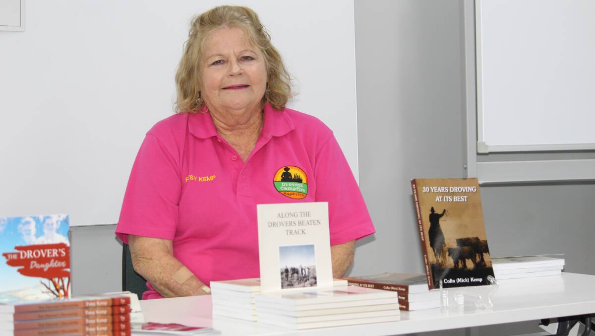 FIRST BOOK: Patsy Kemp at the Armidale launch of her book The Drover's Daughter.