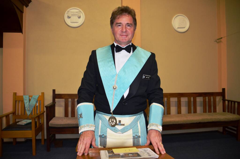 Glen Innes Masonic Lodge Director of Ceremonies Ross Haron