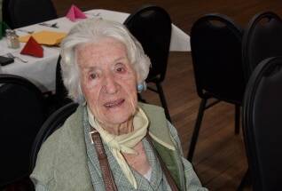 Seniors Week luncheon: Majorie Flemming (very proud grandmother of the Service Club's Cheree Bellamy).