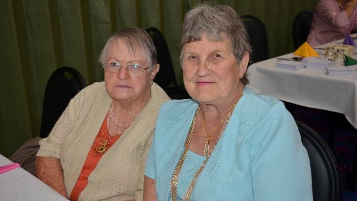Seniors Week luncheon: Marg Kerr and Sybil Hutton.