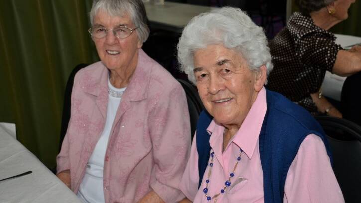 Seniors Week luncheon: Sisters Jannifer Hamel and Valmae Burey.