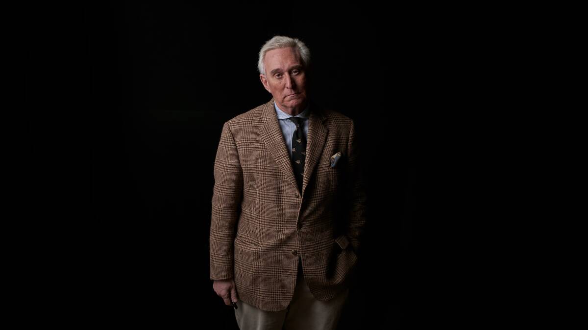 Free: Roger Stone has had his jail sentence commuted by US President Donald Trump.