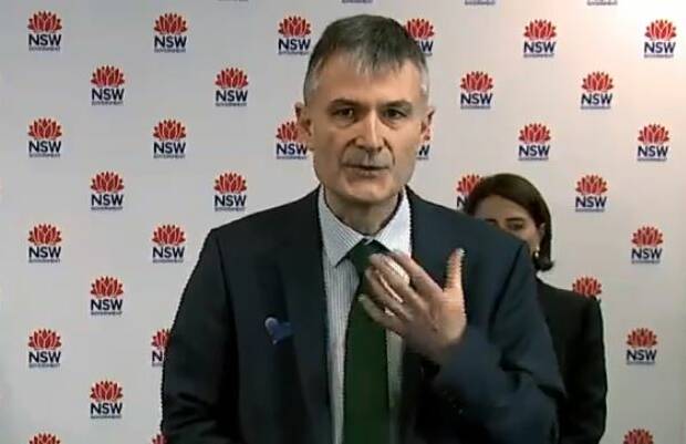 STAY FOCUSED: There may not have been any new coronavirus cases in the past 24 hours, but NSW executive director health protection Dr Jeremy McAnulty urged people not to become complacent.