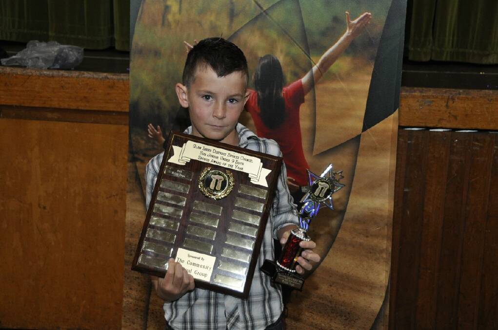 o Sports Council Awards night: Squirts Boys winner Kaleb Hope.