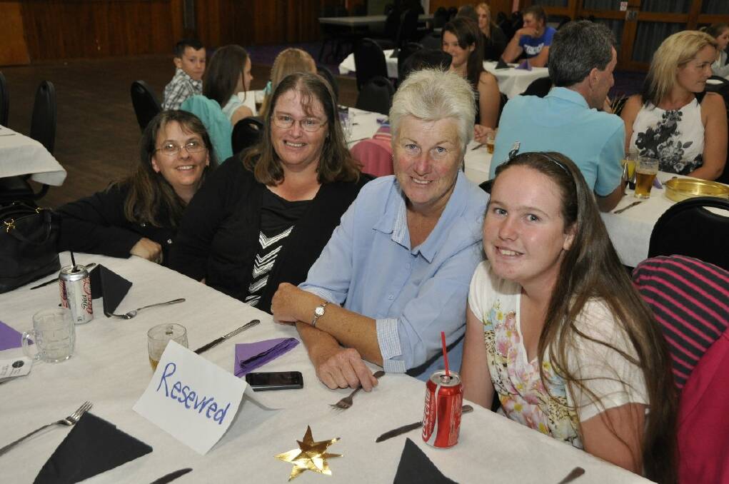 o Sports Council Awards night: Linda Norely and Sharon Skinner with Linda and Elizabeth Chard.