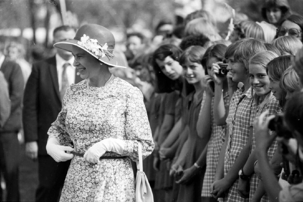 Queen Elizabeth II's visit to Tamworth in 1977.